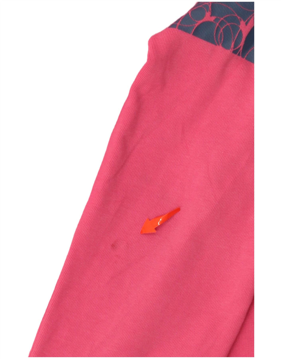 Damska kurtka dresowa DIADORA z grafiką UK 10, mała, różowa, z blokami kolorów