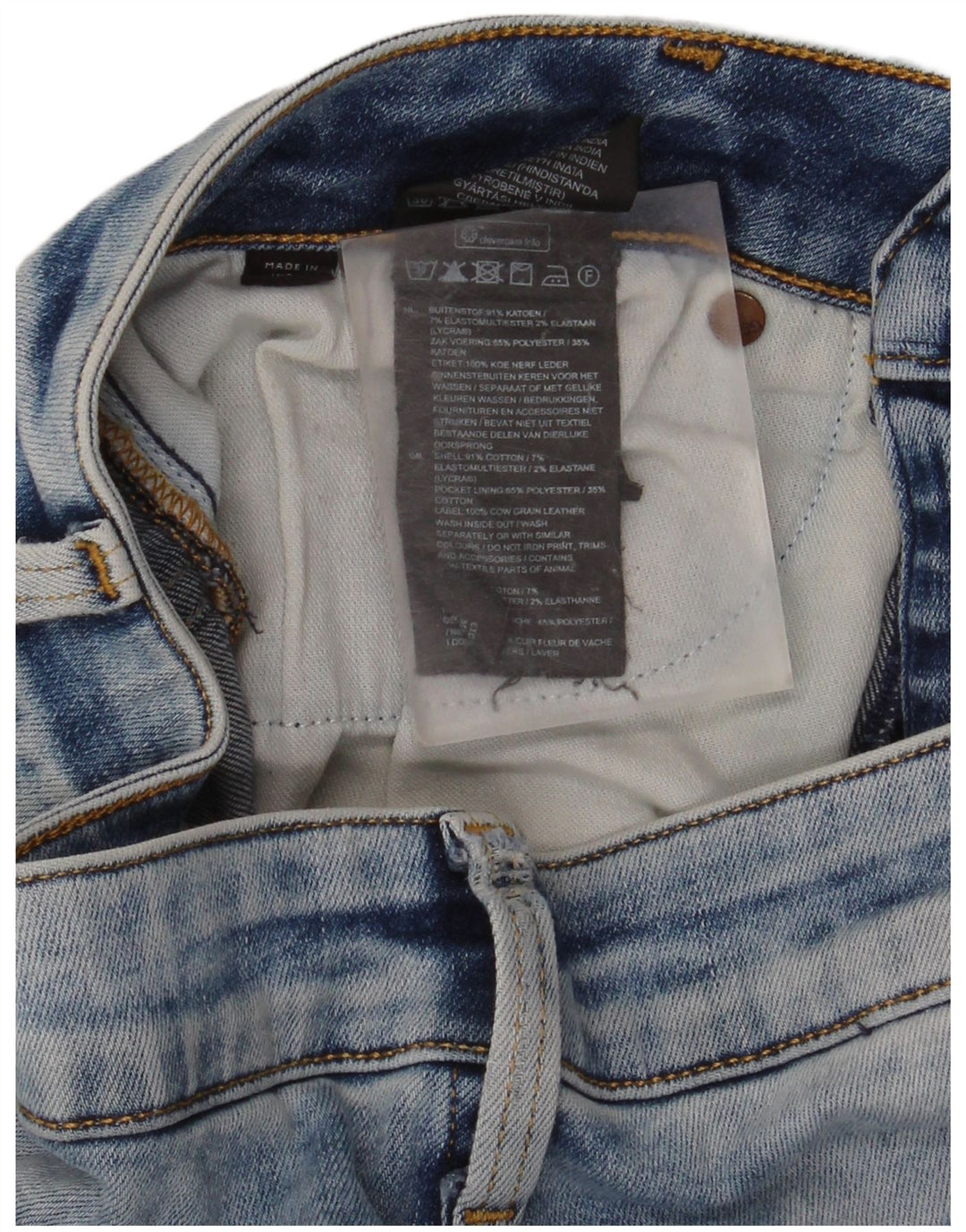 Męskie jeansy slim G-STAR W32 L30 Niebieskie bawełniane