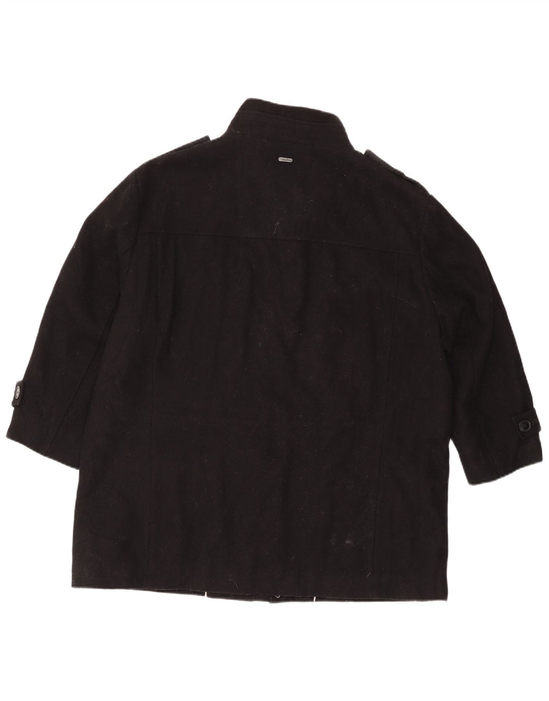 Męska kurtka wojskowa Calvin Klein UK 42 XL, czarna wełna