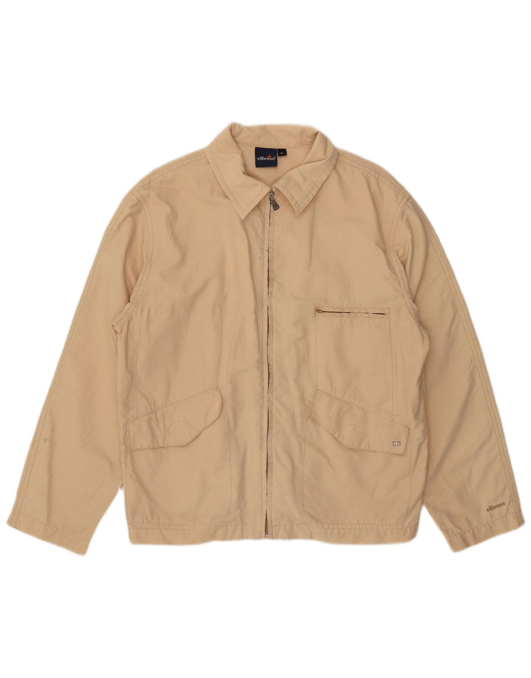 Kurtka męska Ellesse UK 42 XL, beżowa, bawełniana