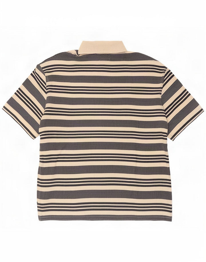 Męska koszulka polo Les Copains Blue Eagle IT 48 Medium Beige Striped