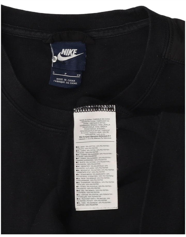 Damski sweter dresowy Nike UK 10, mały, czarny, bawełniany