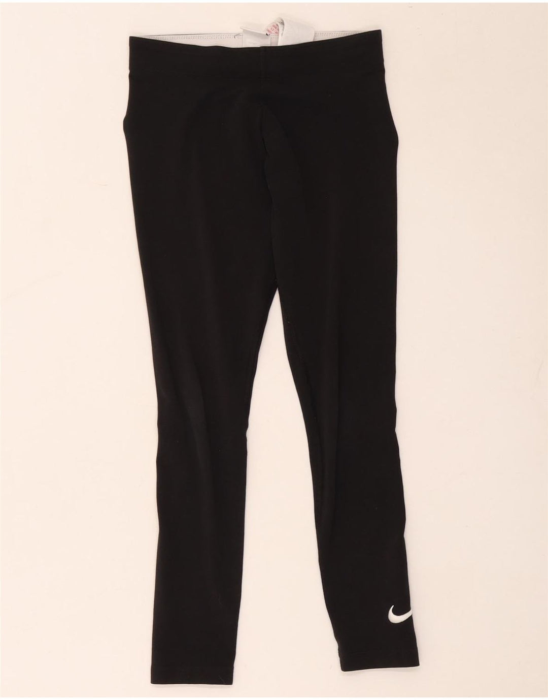 Legginsy dziewczęce Nike 10-11 lat, średnia czarna bawełna