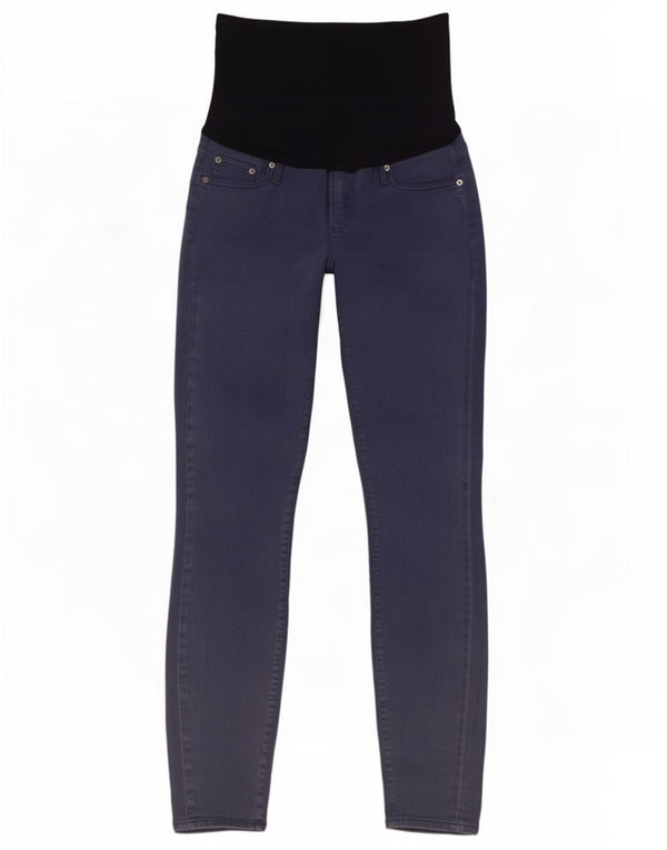 Damskie jeansy skinny ciążowe Gap UK 10 Small W32 L30 Niebieska bawełna