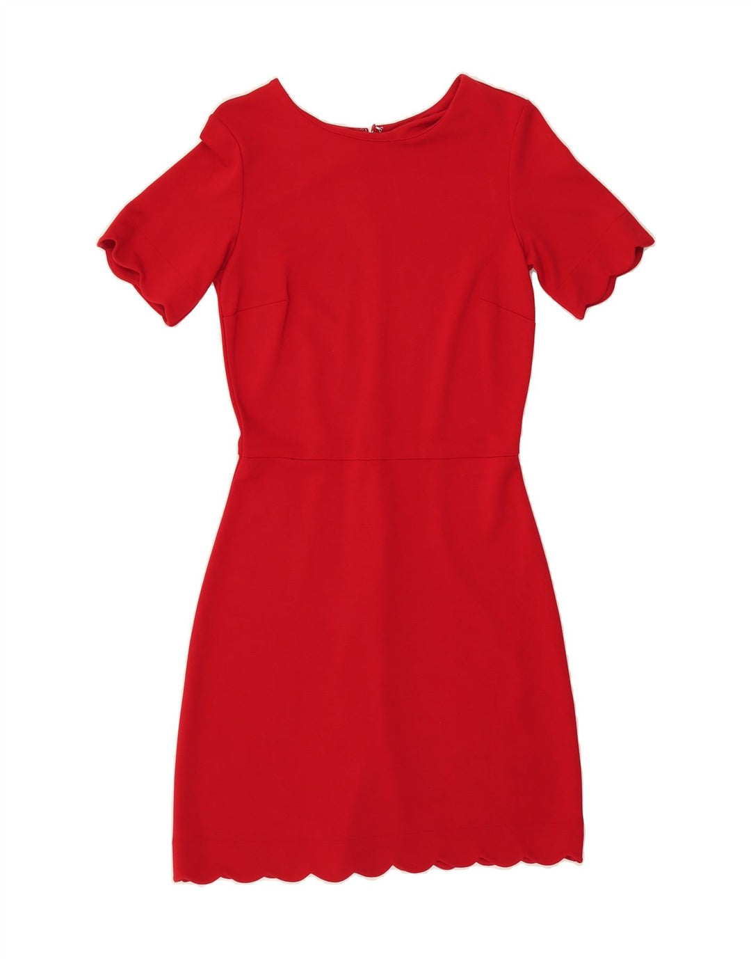 WAREHOUSE Womens Sheath Dress UK 10 Small Red Viscose Vintage Warehouse and Second-Hand Warehouse from Messina Hembry 