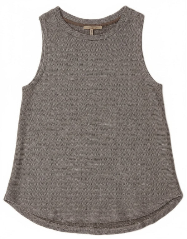 Damski podkoszulek Zara Trafaluc Vest UK 10, mały, szary, nakrapiany, bawełniany