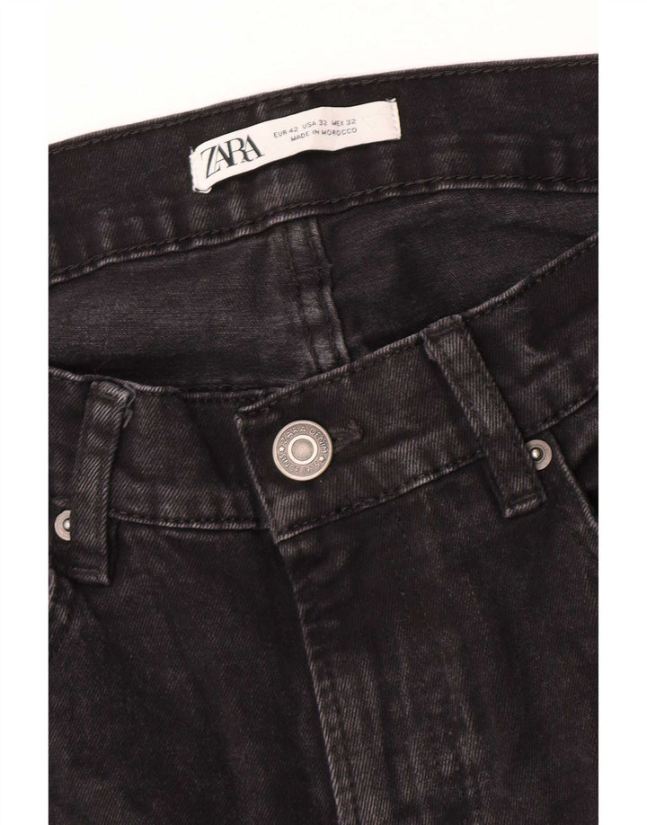 Męskie jeansy slim fit Zara EU 42 Large W32 L30 Szara bawełna