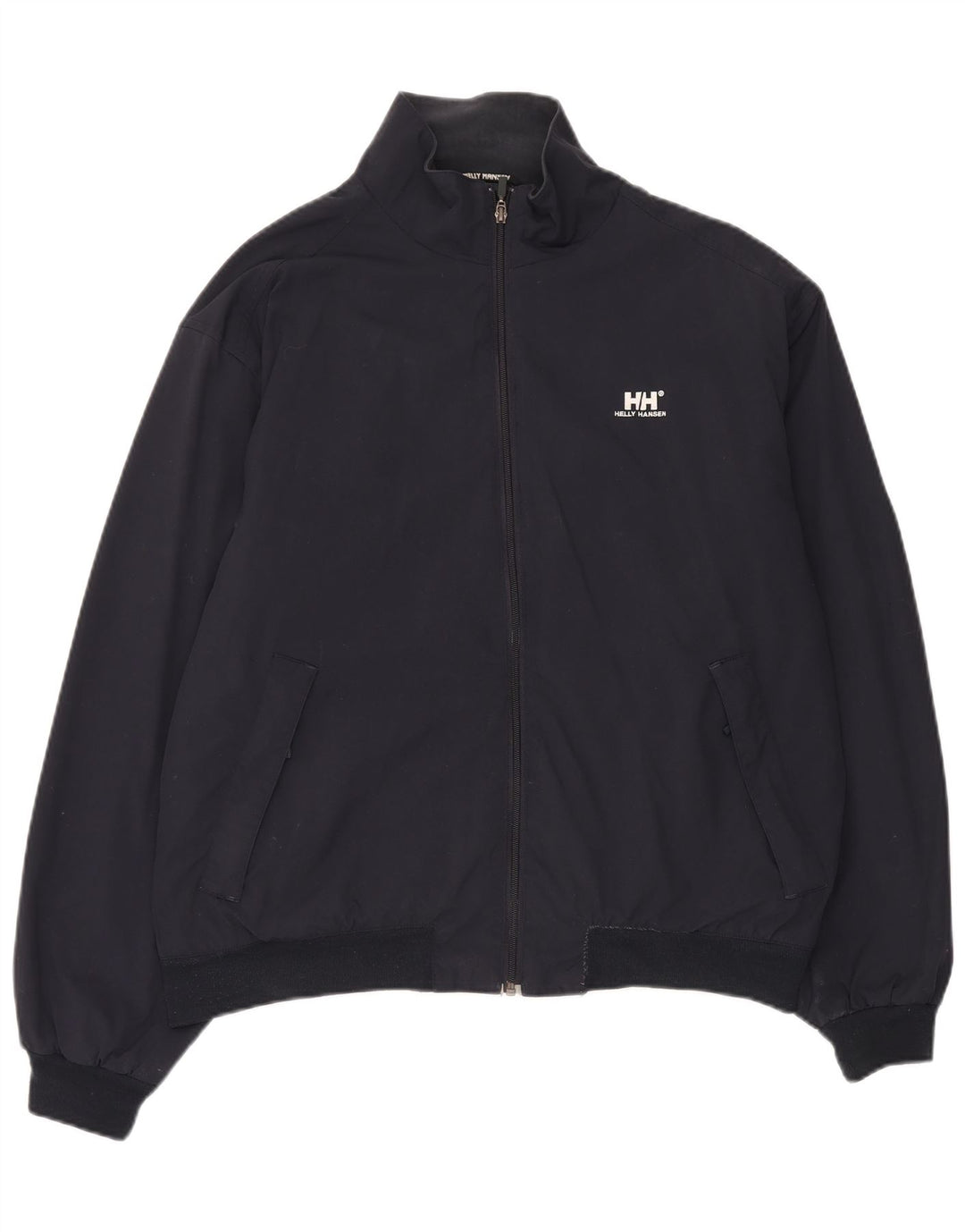 Męska kurtka bomber Helly Hansen UK 40, duża, granatowa, nylonowa
