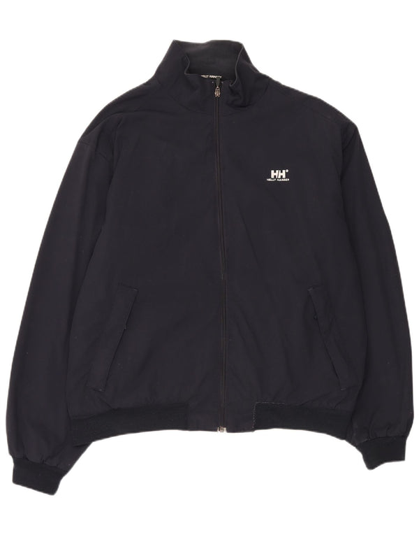 Męska kurtka bomber Helly Hansen UK 40, duża, granatowa, nylonowa