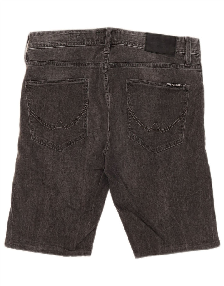Męskie spodenki jeansowe Superdry Corpporal W32 Średnioszare, bawełniane