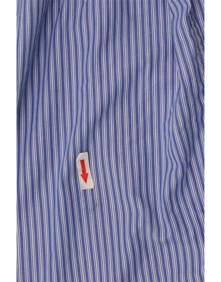 Koszula męska Chaps Easy Care XL, bawełniana w niebieskie paski
