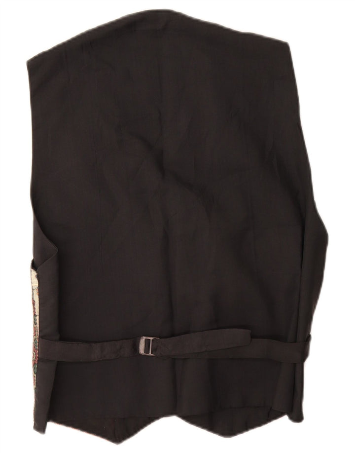 Vintage męska kamizelka mała wielobarwna Fair Isle