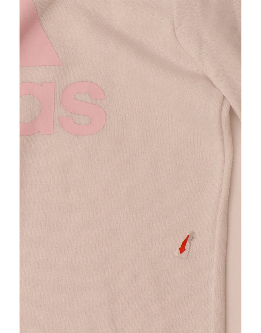 Dziewczęca bluza z grafiką ADIDAS, 11-12 lat, biała bawełna