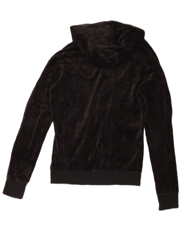 Damski sweter Puma z kapturem i zamkiem błyskawicznym UK 10, mały, czarny, bawełniany