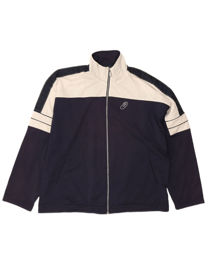 Męska kurtka dresowa Asics 2XL w kolorze granatowym