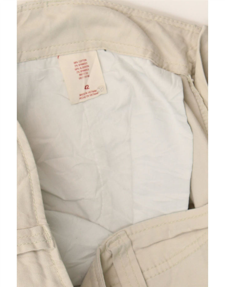 MOSSIMO Mens Chino Shorts W42 2XL Off White Cotton Vintage Mossimo and Second-Hand Mossimo from Messina Hembry 