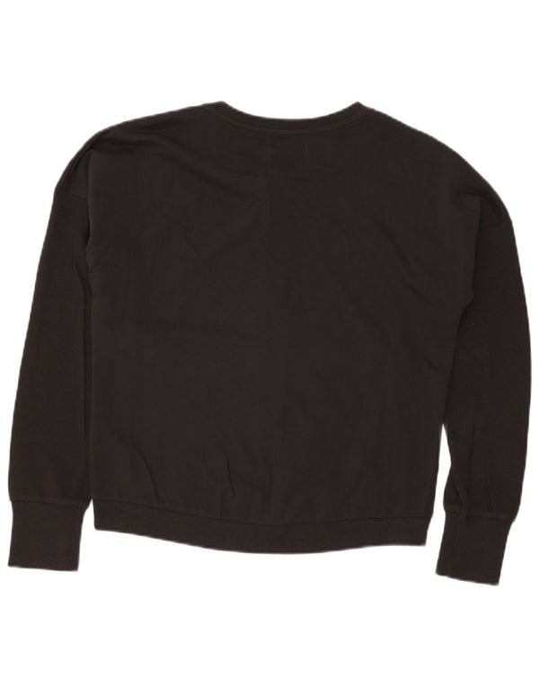 Damska bluza dresowa typu oversize Diadora UK 10, mała czarna