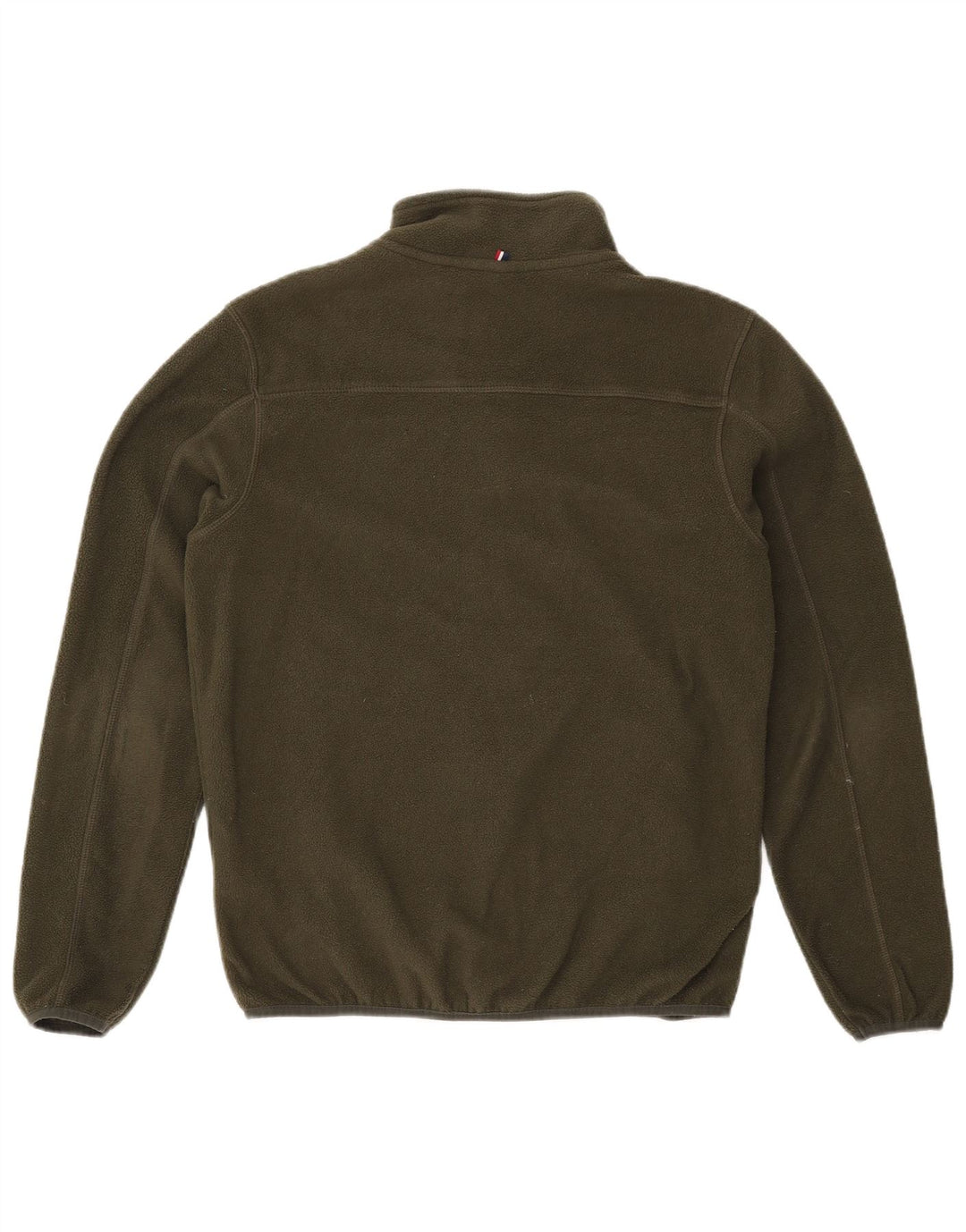 US POLO ASSN. Męska kurtka polarowa, mała, khaki, poliester