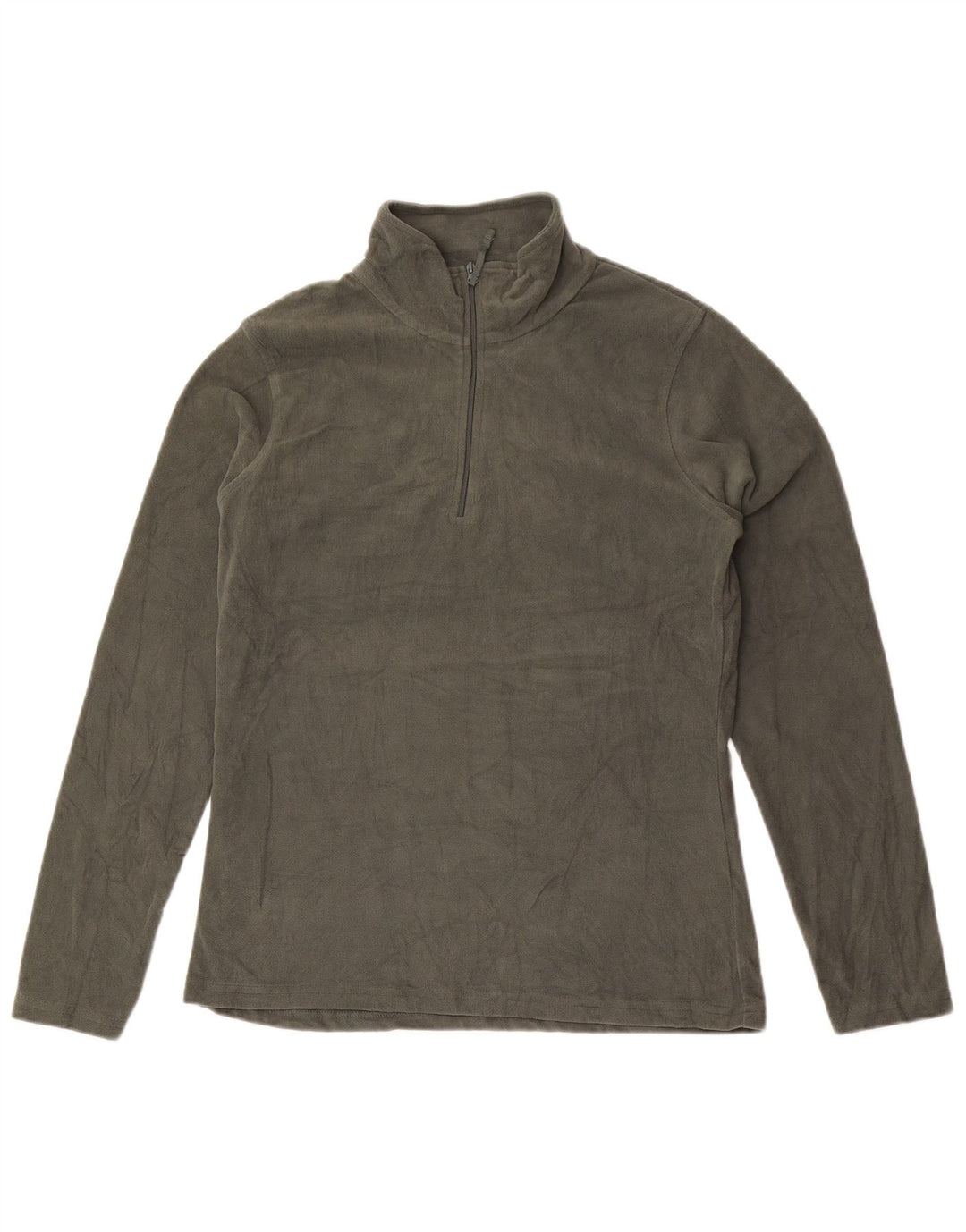 Damski sweter polarowy Mountain Warehouse z zamkiem błyskawicznym, UK 14, średni zielony