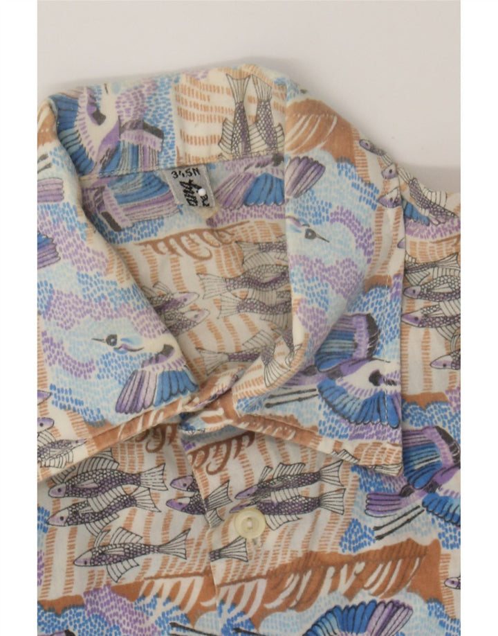 VINTAGE Mens Grant Fit Shirt Small Multicoloured Vintage Vintage and Second-Hand Vintage from Messina Hembry 