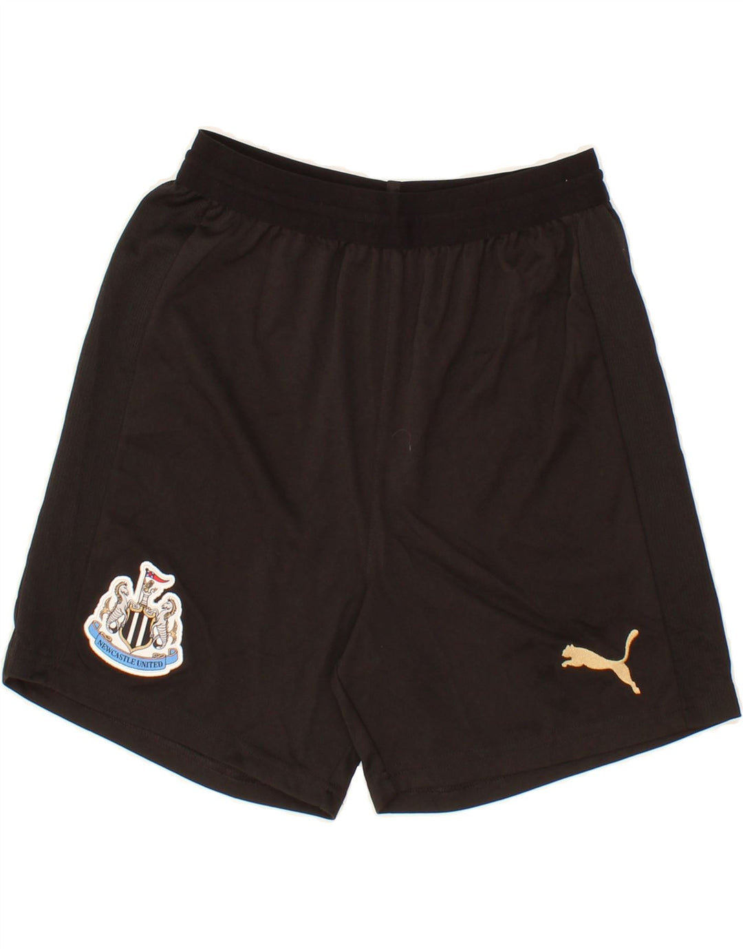PUMA Boys Newcastle Graphic Sport Shorts 13-14 Years  Black Polyester Vintage Puma and Second-Hand Puma from Messina Hembry 