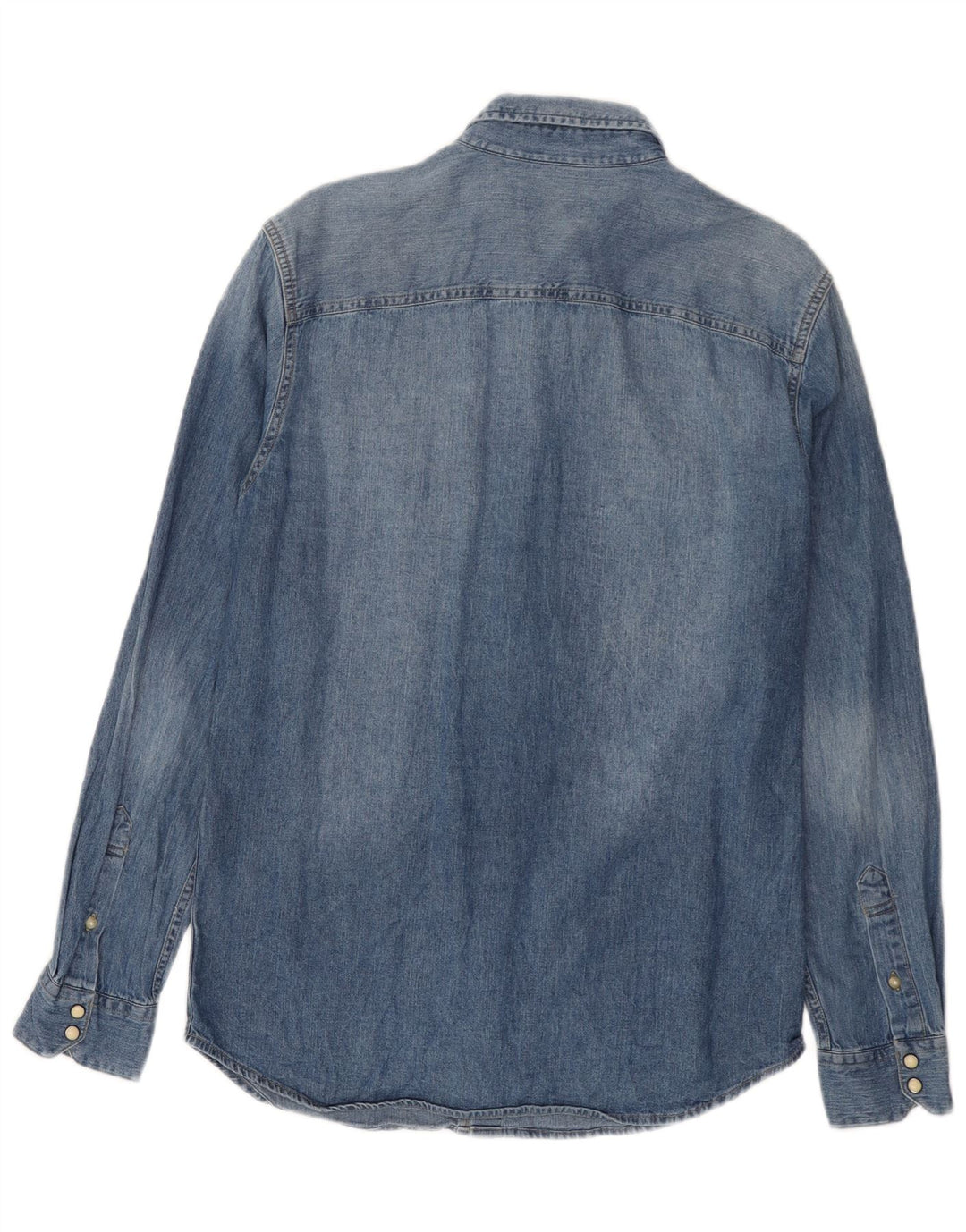 Męska koszula dżinsowa Jack & Jones, średnioniebieska, bawełniana
