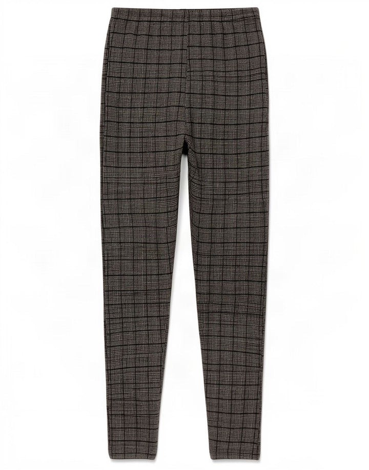 Legginsy damskie Zara UK 14, średnia czarna pepitka