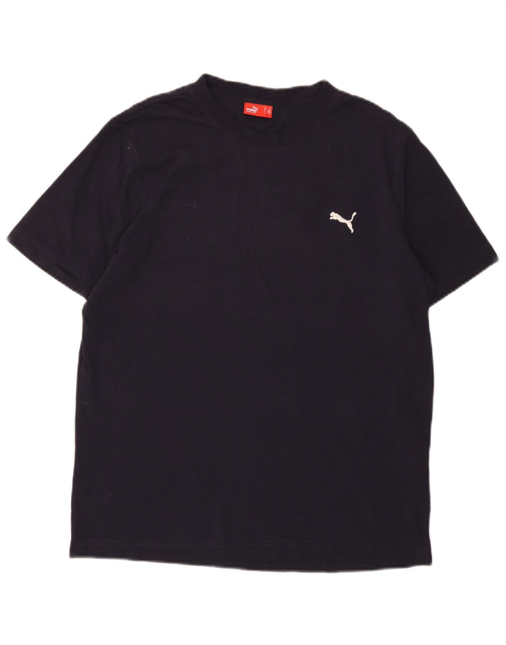 T-shirt męski Puma Top, średni, granatowy, bawełniany