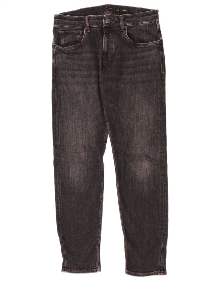 Męskie dżinsy zwężane Massimo Dutti EU 42 Large W32 L29 Szare