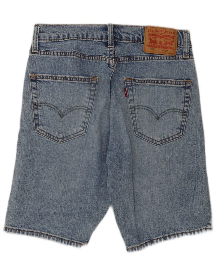 Męskie spodenki jeansowe Levi's 405 W29 Small, niebieskie, bawełniane