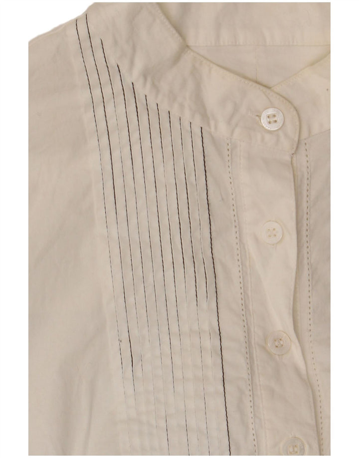 Bluzka damska Karen Millen Top UK 12 Średnia biała bawełna Paisley