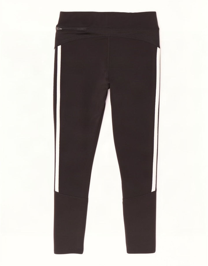 Legginsy Adidas Damskie Climalite Capri UK 8 Małe Czarne Poliester