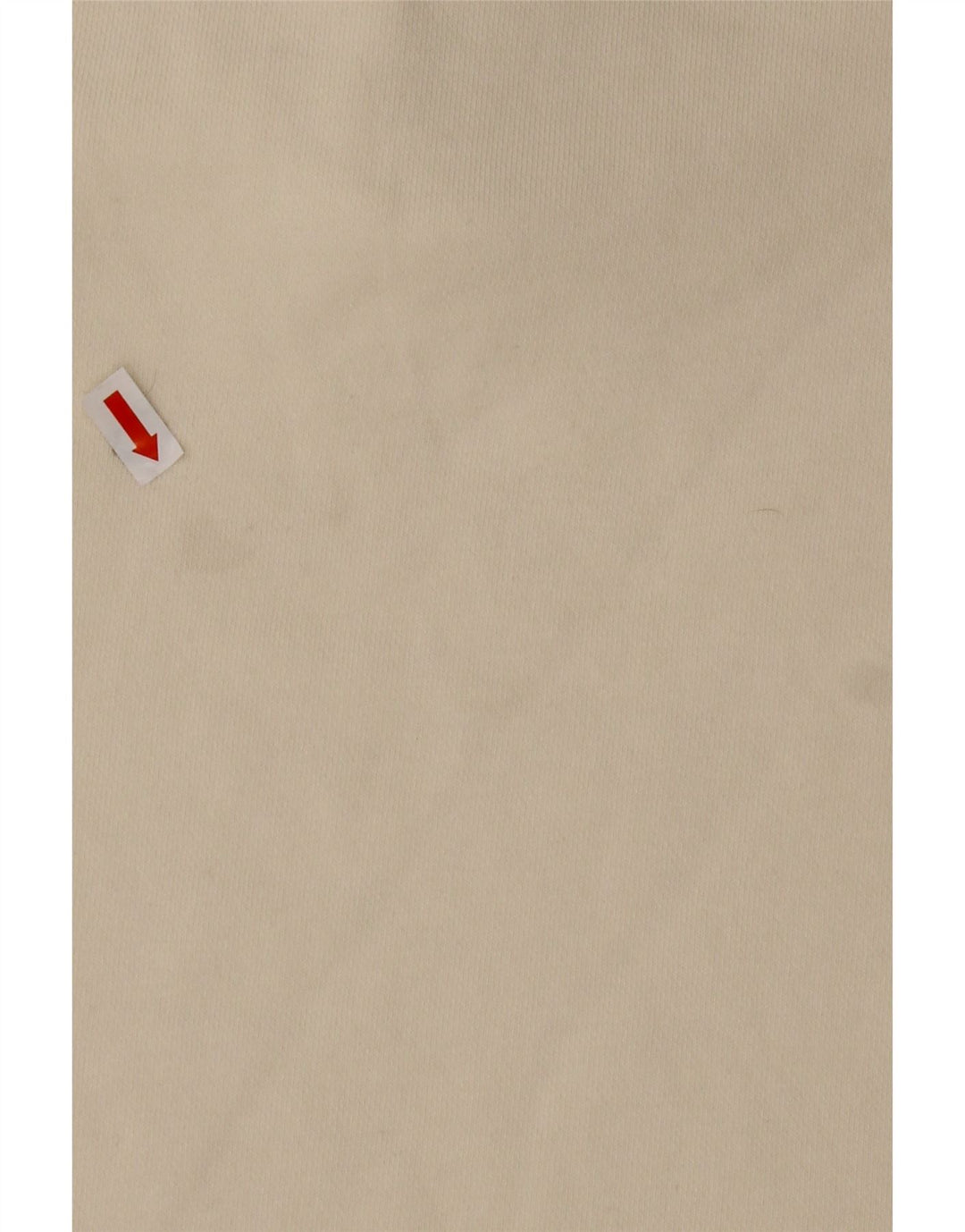 Męska bluza REEBOK o luźnym kroju i zapinanym na zamek, średniej wielkości złamanej bieli, bawełniana