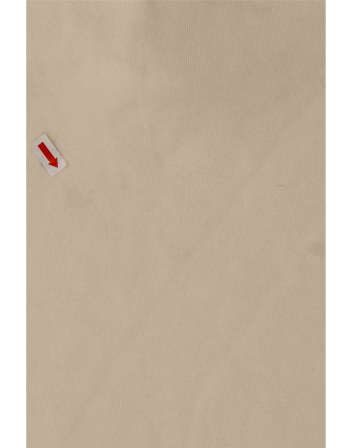 Męska bluza REEBOK o luźnym kroju i zapinanym na zamek, średniej wielkości złamanej bieli, bawełniana