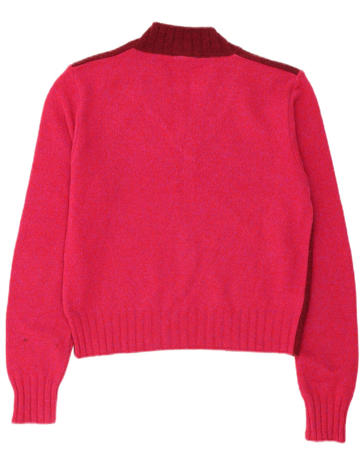 Damski sweter Dolce & Gabbana z dekoltem w kształcie litery V, IT 44, średni burgund