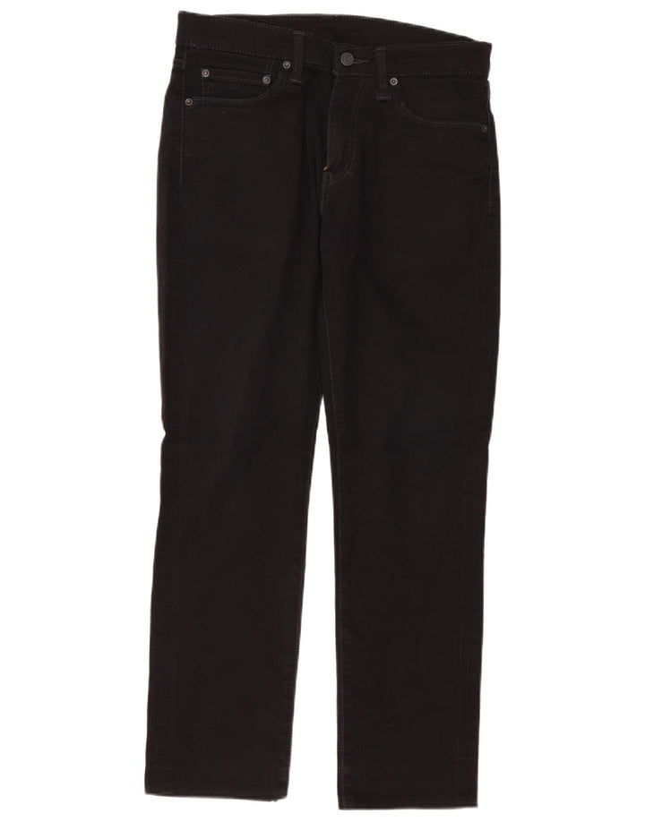 Męskie jeansy Levi's 511 Slim W32 L30 Czarna bawełna