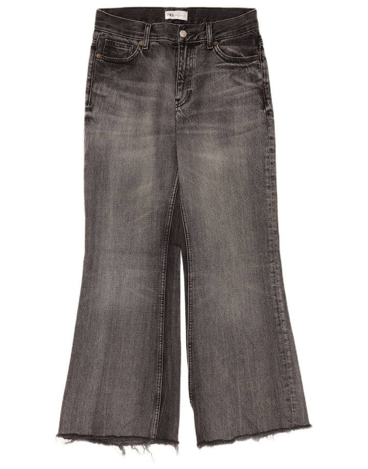 Damskie jeansy rozkloszowane Zara EU 36 XS W26 L30 Szare