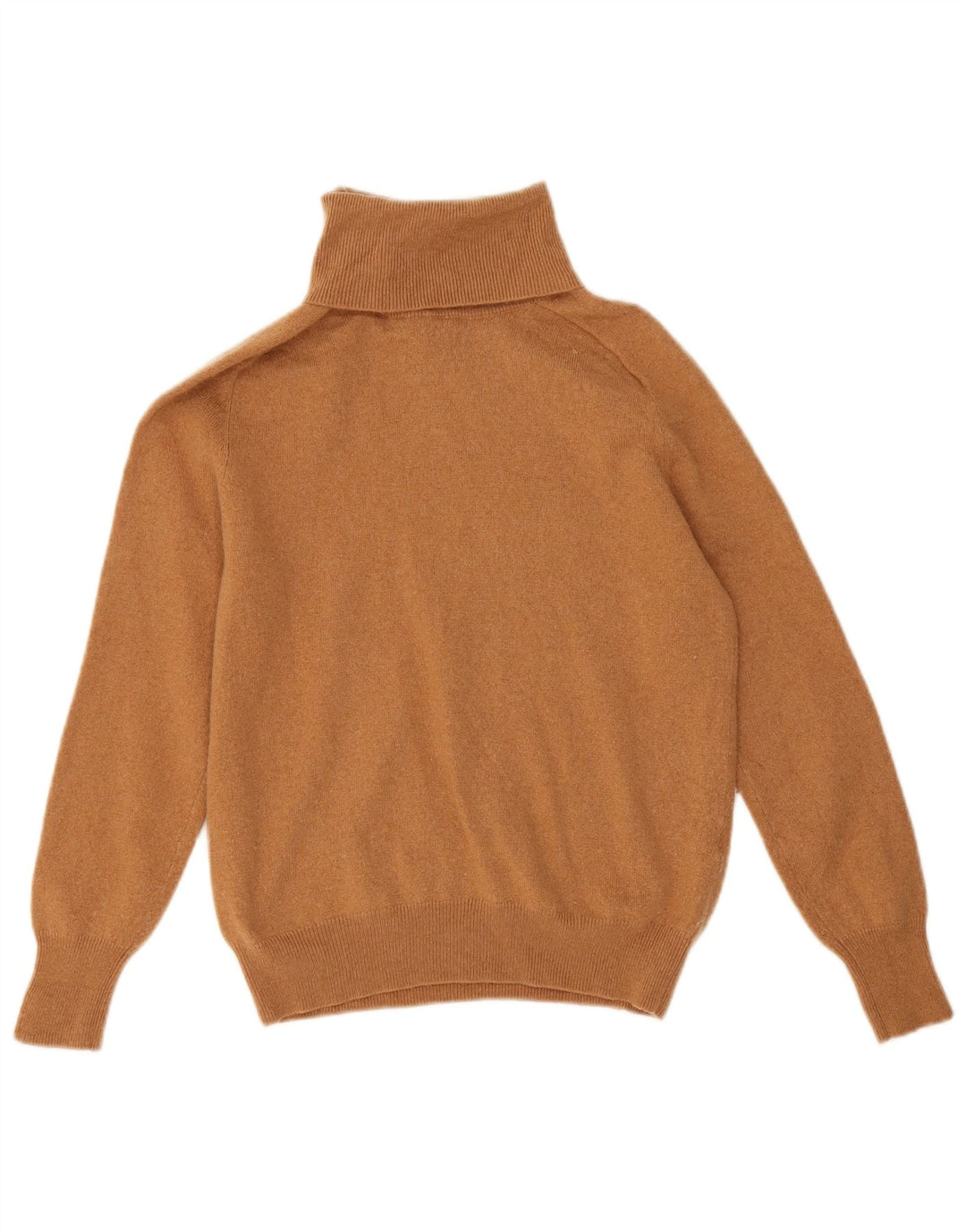Damski sweter z golfem Zara UK 12 Średni brązowy wełniany