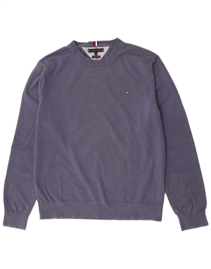Męska bluza Tommy Hilfiger 3XL niebieska bawełna