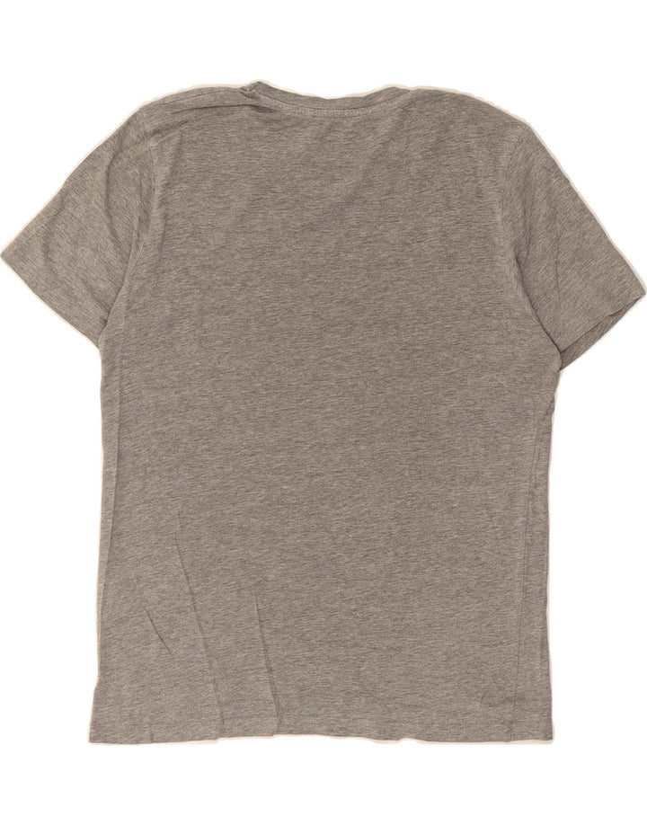 JACK & JONES Mens Graphic T-Shirt Top Medium Grey Cotton Vintage Jack & Jones and Second-Hand Jack & Jones from Messina Hembry 