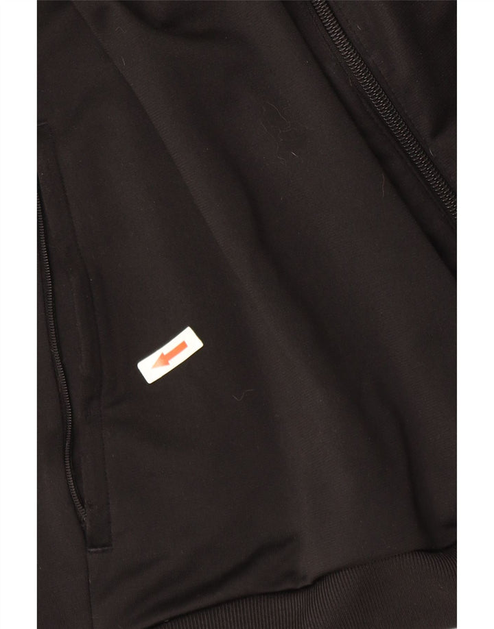 Adidas Męska bluza dresowa Top 2XL Czarny poliester z blokami kolorów