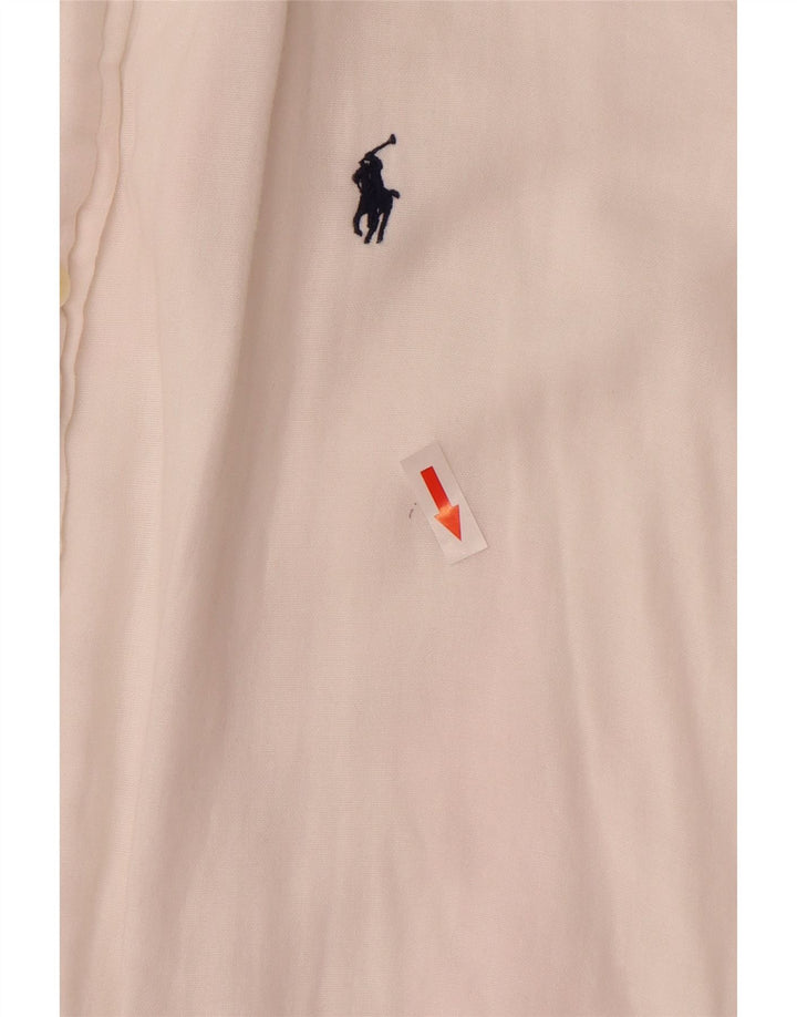 Koszula męska Ralph Lauren o dopasowanym kroju, duża, biała, bawełniana