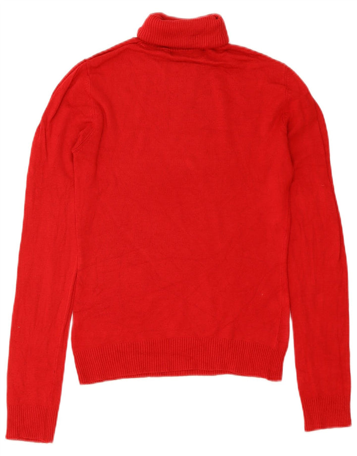 Sweter damski Zara z wywijanym dekoltem UK 10 Small Red