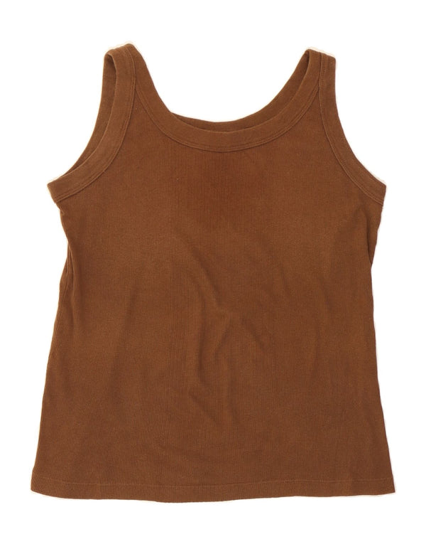 MOSSIMO Womens Vest Top UK 12 Medium Brown