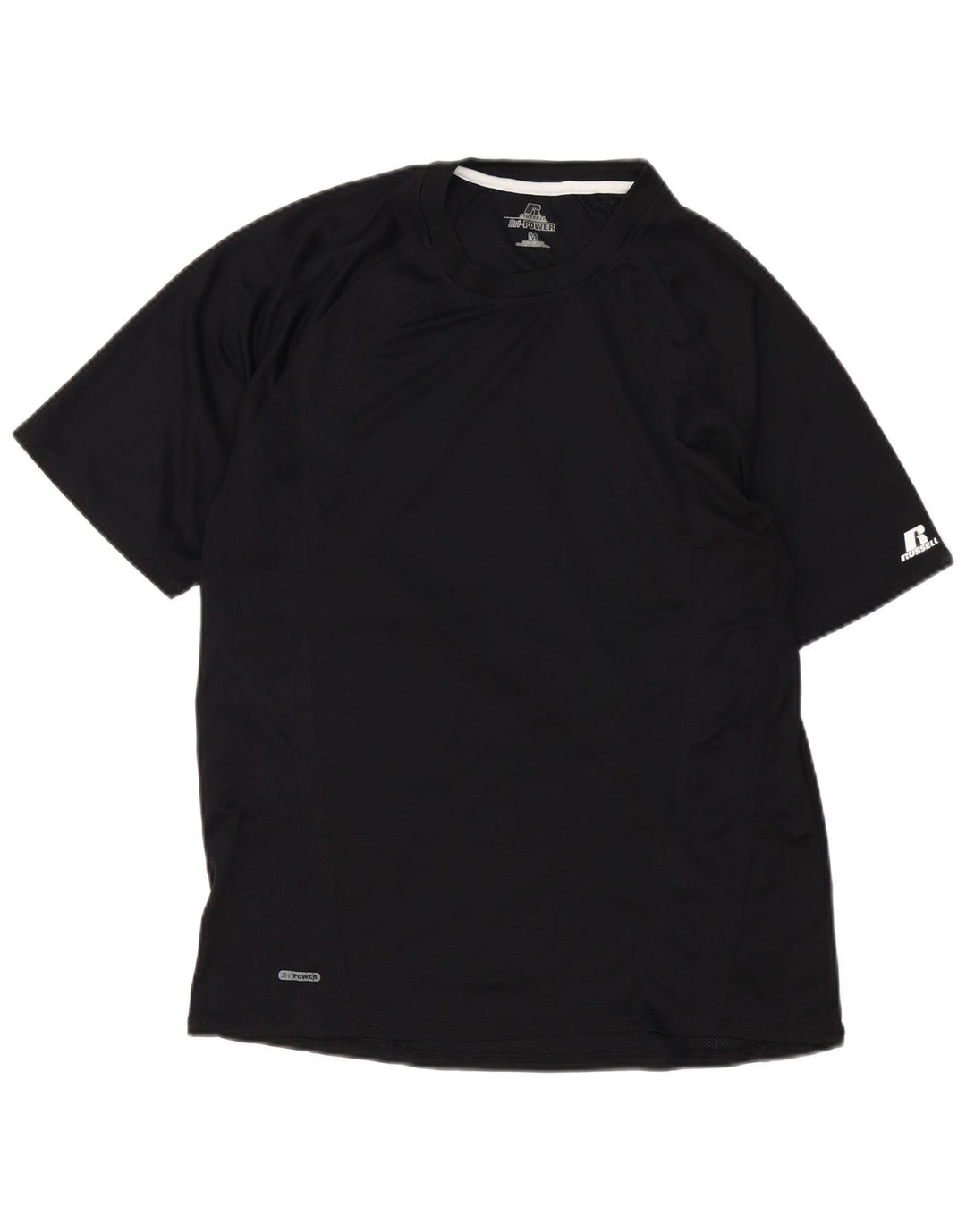 T-shirt męski RUSSELL ATHLETIC Top, średni czarny poliester