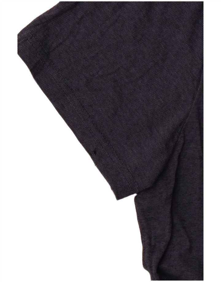 Męski T-shirt Superdry z grafiką, 3XL, bawełniany, granatowy w prążki