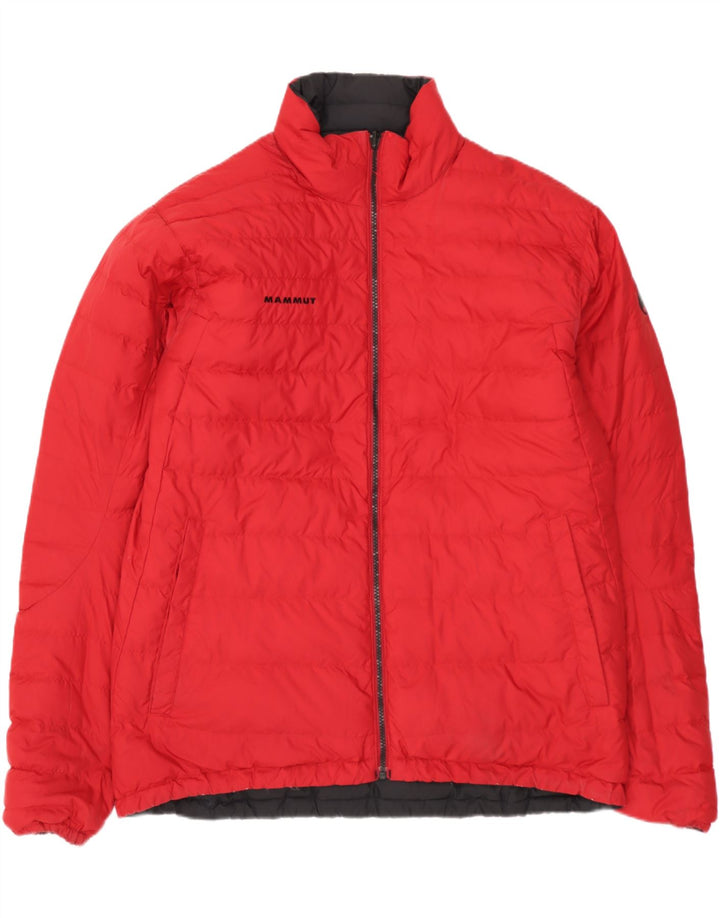 Męska dwustronna ocieplana kurtka Mammut UK 40, duża, czarna, poliester