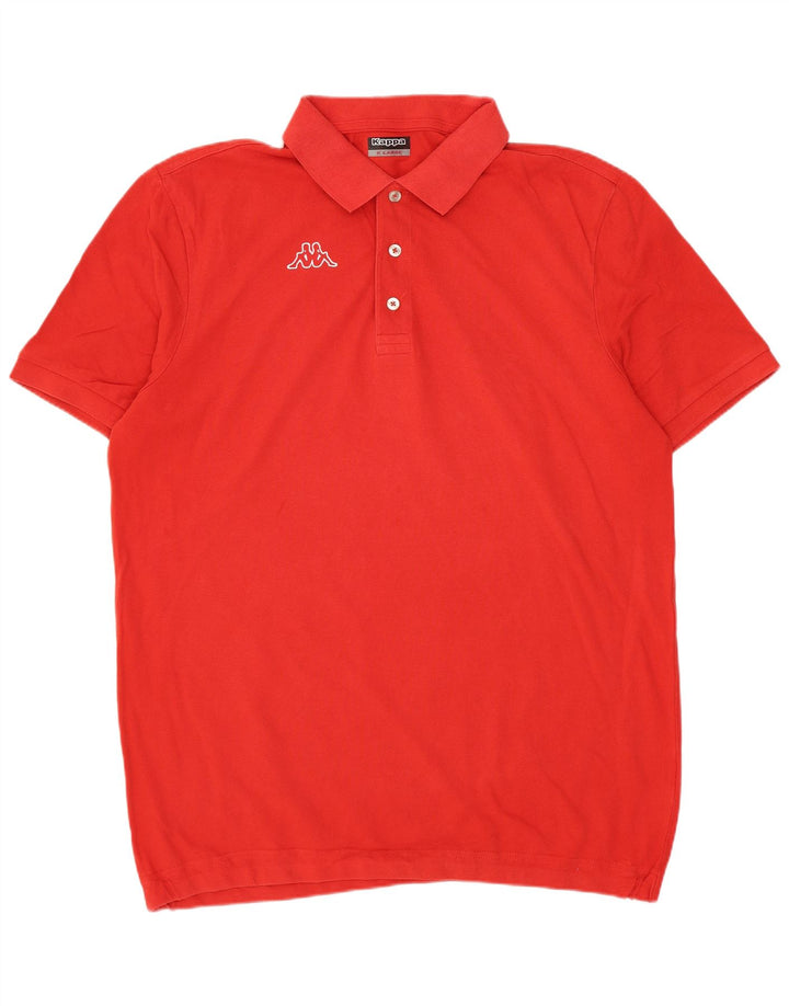 Męska koszulka polo Kappa XL czerwona