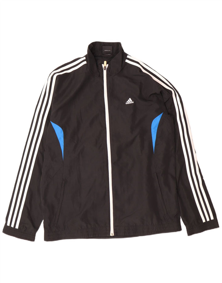 Męska kurtka dresowa Adidas UK 40/42 Średni czarny poliester