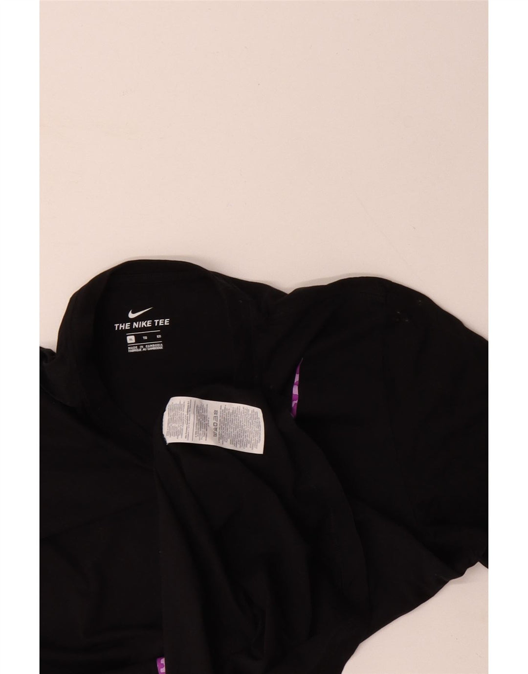 Męski T-shirt z grafiką NIKE, XL, czarna, bawełniana